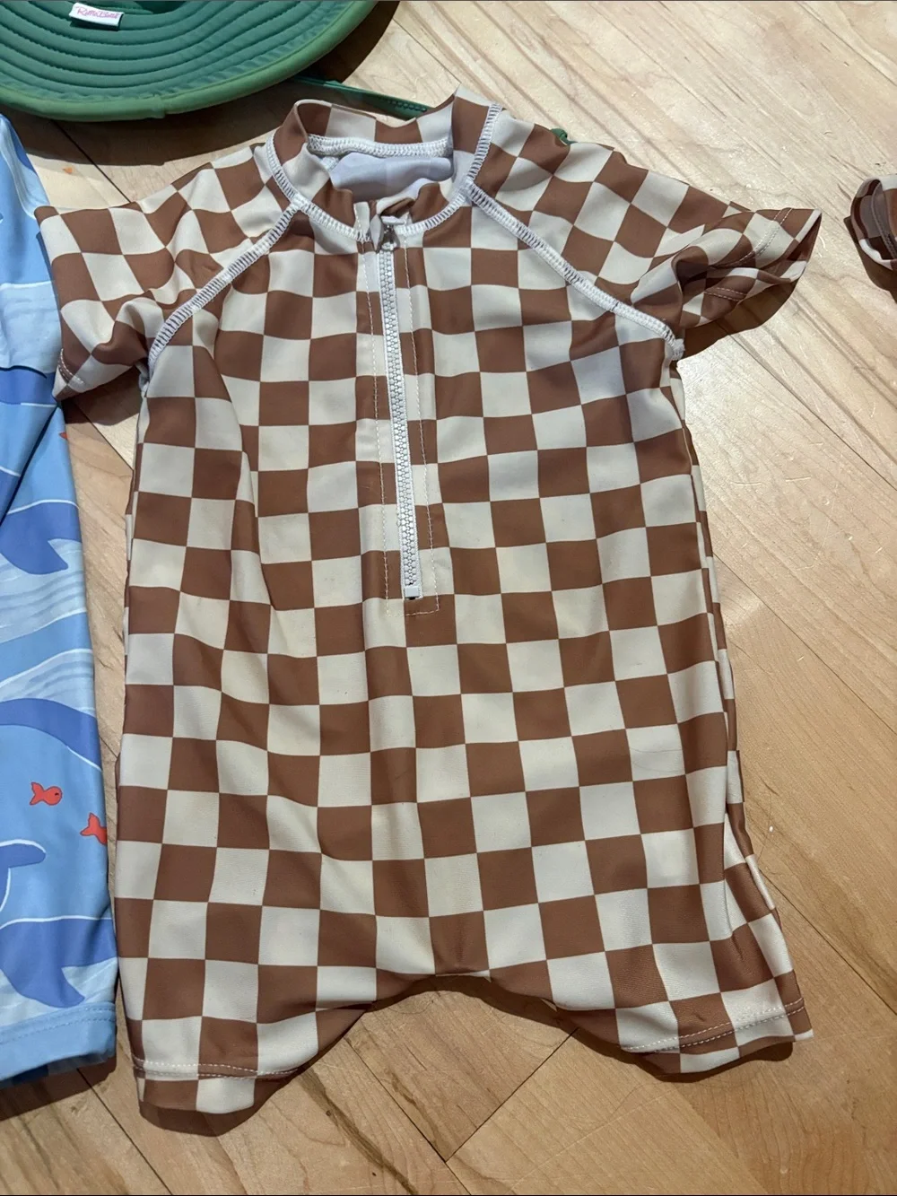6-12 months swim set with hat